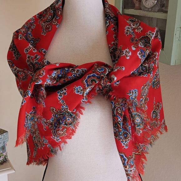 Saks Fifth Avenue Bright Scarf - Picture 1 of 9
